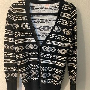 Boho V-neck Cardigan - Size:S (Juniors)